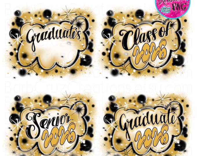 Airbrush Senior 2026, Graduation Graffiti Design (Digital Download) 2026, Class of, Graduate, Sublimation, Graffiti, High School, College