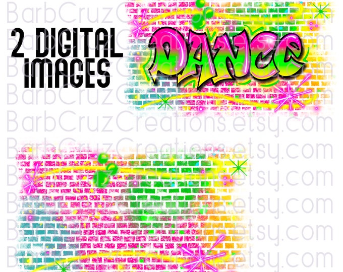 Airbrush png, Dance, Brick Wall, Hip Hop, dance, clipart, hip hop, sublimation designs, digital download, clipart, trendy dance shirt