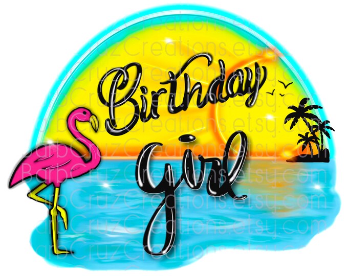airbrush png, flamingo png, sunrise, digital downloads, sublimation designs, heat transfers, airbrush sunrise, waterslides, instant download
