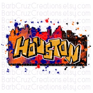 Houston Skyline, Houston silhouette, Sports, Houston, Texas, Digital Downloads, Sublimation Design, png, clip art