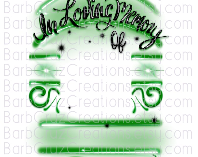 In loving Memory of, In Memory of, Sublimation Designs, Digital Downloads, Airbrush png, clipart, custom shirt, Custom memorial shirt, RIP