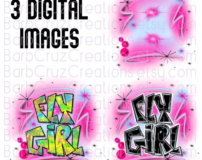 Airbrush png, Fly Girl, Hip Hop, trendy, Pink, Graffiti Wall, clipart, sublimation design, digital download, png sublimation, 90’s, 2000’s