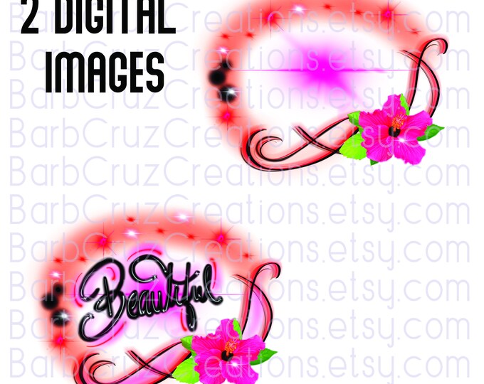 Airbrush png, hibiscus, flower, Background, Clipart, sublimation, digital airbrush, tshirt design, heat transfer, Digital Background