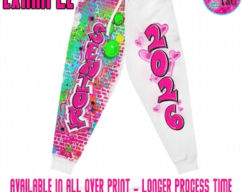 Airbrush Apparel, Joggers, Hip Hop, Pants, Bottoms, Dance Sweatpants, Graffiti