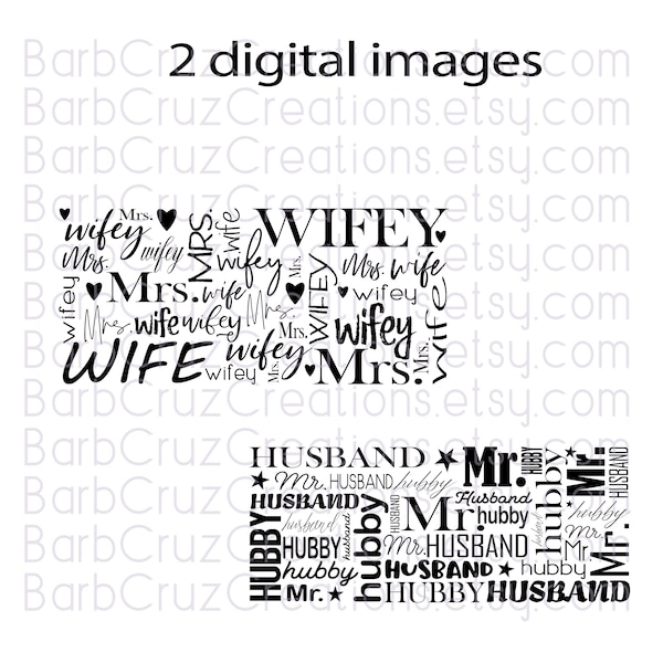 Wedding / wifey / hubby / coffee cup / wife / husband / Mr. / Mrs. / Digital Coffee Cup png / png / Sublimation Designs / Anniversary / cups