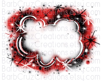 Airbrush png, Digital Images, Graffiti Designs, Background, Sublimation Designs, Digital Downloads, backdrop, red, black, hip hop, trendy