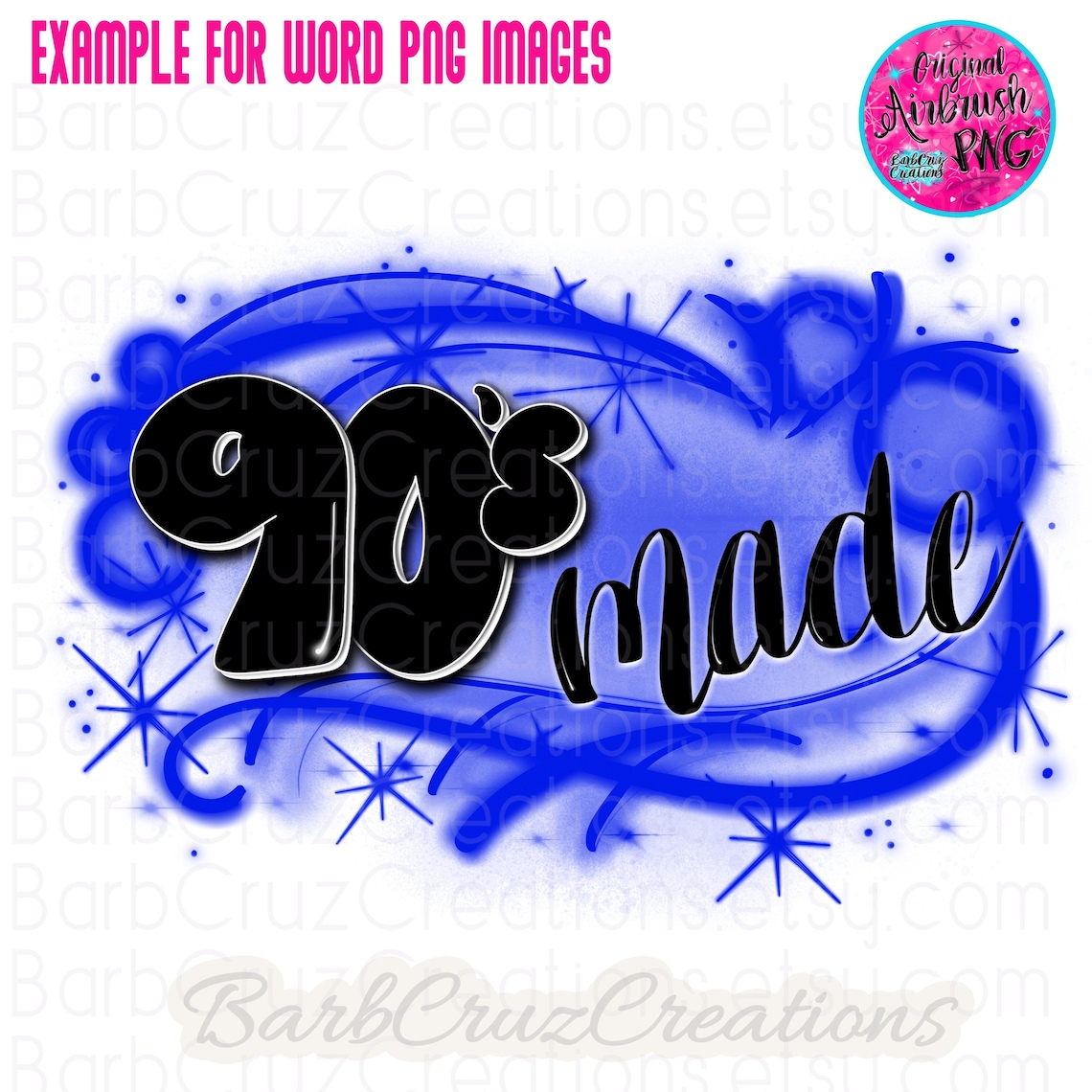 Airbrush Font, Graffiti Words Cursive, 80's, 90's, Raised, Made ...