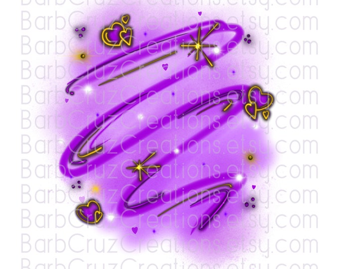 Airbrush Backgrounds, Purple & gold  Hearts, Background, Clipart, png, sublimation designs, digital downloads, tshirt designs, heat transfer