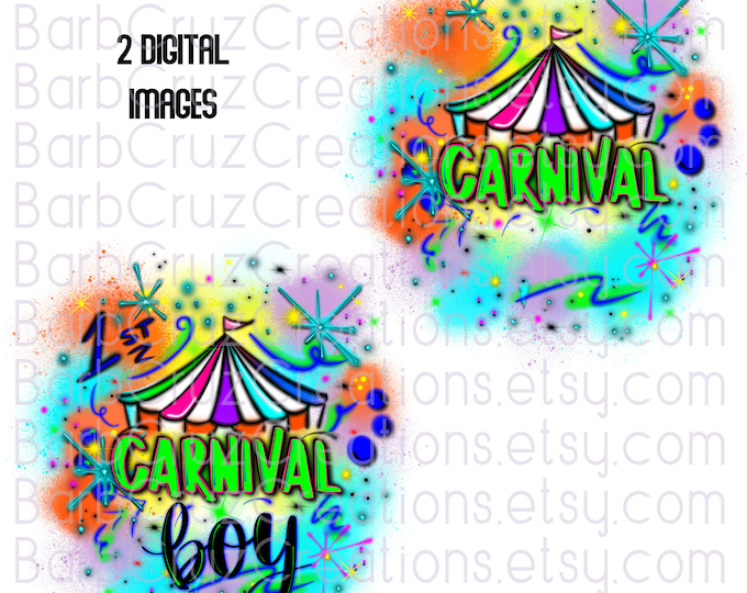 Airbrush Digital Images, Carnival, 1st Birthday, Baby Girl, Carnival Crew, Airbrush Digital,  Birthday Crew, Sublimation Design, png