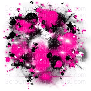 Pink, Airbrush, Digital Airbrush, Star bursts Background, png, jpg, sublimation designs, digital download, digital airbrush, shirt transfer