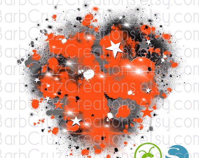 Airbrush, Digital Airbrush, clipart, png, jpg, sublimation designs, digital download, airbrush, shirt transfer, orange, gray, background