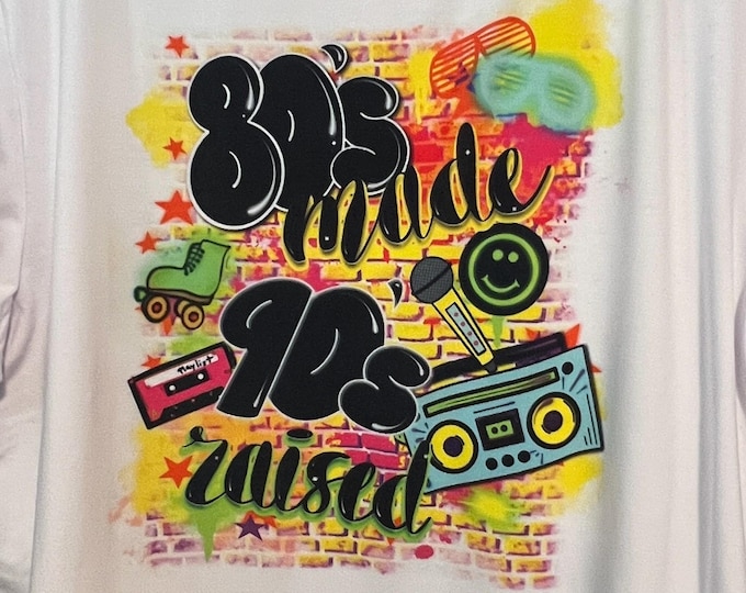 Airbrushed T-shirts / Bulk Custom Apparel / Hip Hop Style Graffiti Shirts, 80's, 90's, Custom Airbrush, Spray Paint, 90's Old School Shirts