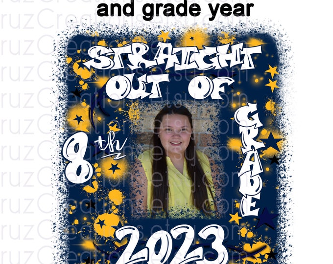 Airbrush png, Graduation, digital frame, Graduate, Senior, numbers, Sublimation Design, Straight Out Of, Graffiti Art, 2024 Digital Airbrush