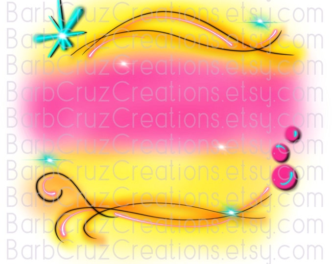 airbrush yellow background, airbrush png, pink graffiti background, sublimation design, digital downloads, diy heat transfer png, tshirt png