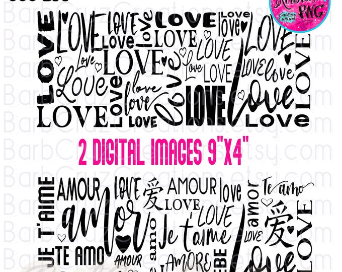 Love Coffee Cup PNG Digital Download Sublimation Design, Love, Coffee Mug, Design for mugs, instant downloads, clipart, Amor Amore