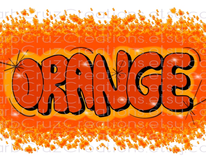 Airbrush Orange Background, Orange, Team png, Camp Shirts, Orange Team Shirt png, Digital Downloads, Sublimation Designs, Heat Transfer png