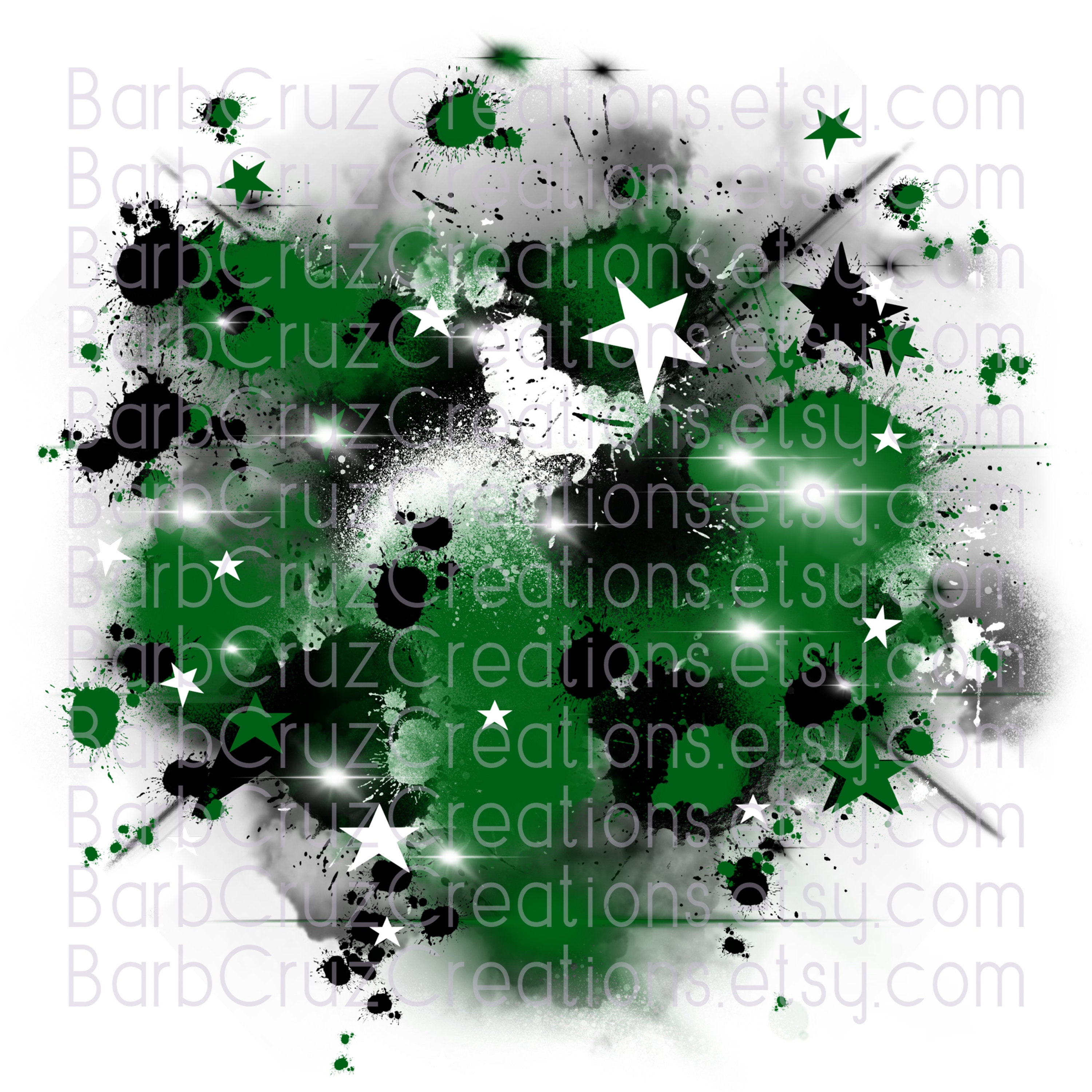 Black and green Tie-Dye Photography Muslin Backdrop Background DT