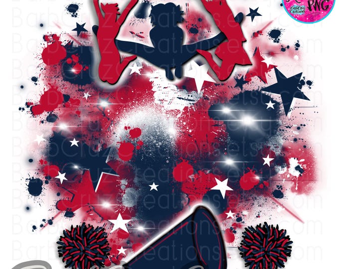 Airbrush png, Digital Airbrush, Star bursts, Background, sublimation designs, cheer digital download, digital airbrush, shirt transfer, blue
