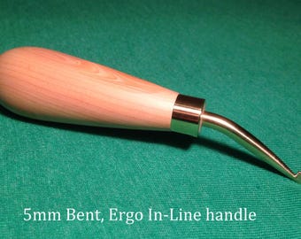 The Irish Hook (aka The Hartman Hook) Bent or Curved Hookie, Ball or Ergo Handle