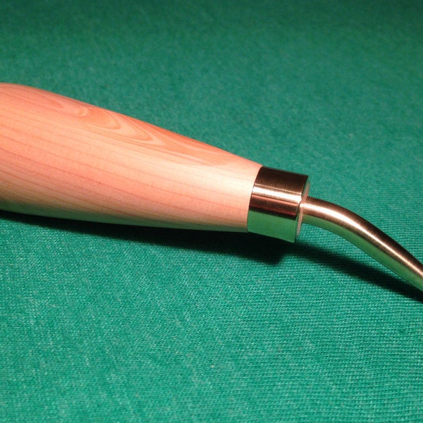 The Irish Hook (aka The Hartman Hook) Bent or Curved Hookie, Ball or Ergo Handle