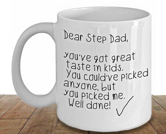 step dad coffee mugs