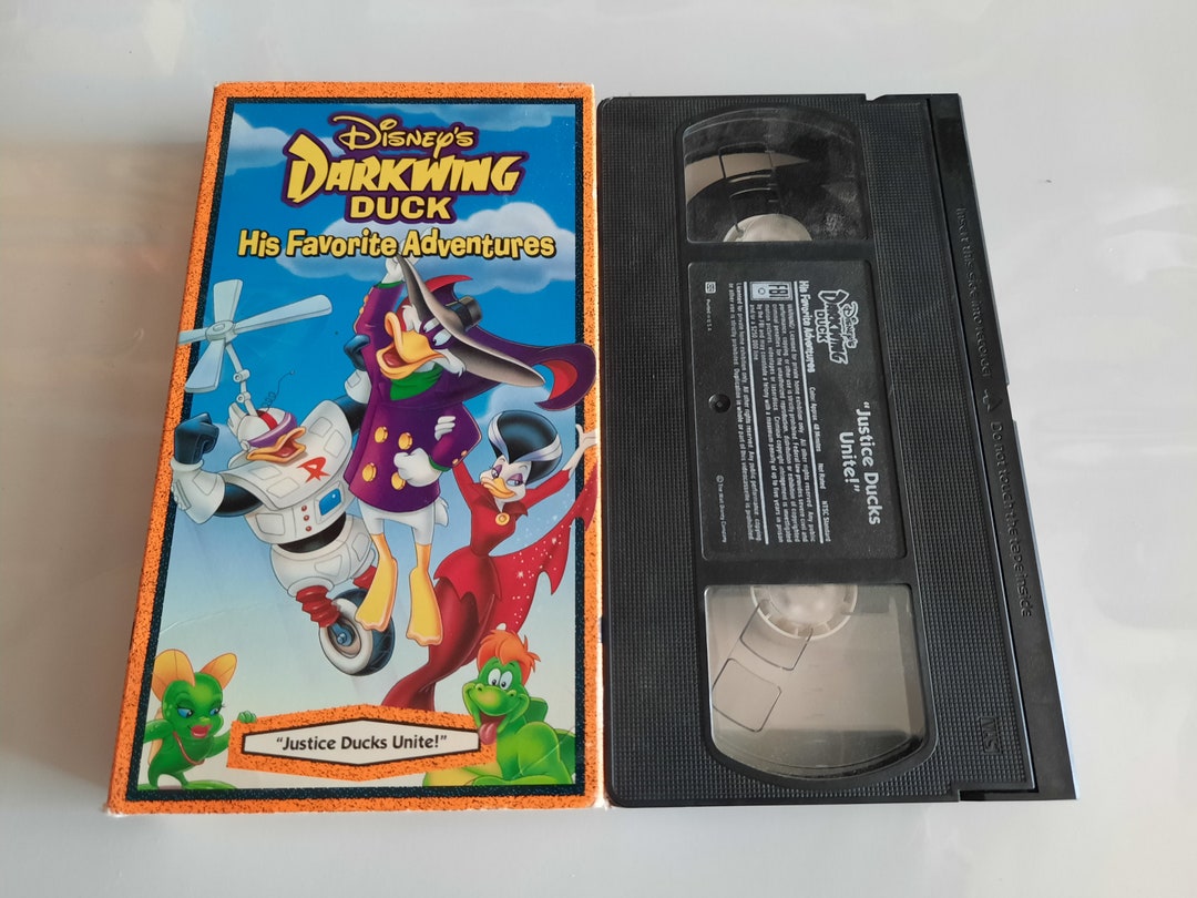 Disney Darkwing Duck Justice Ducks Unite Vhs Htf Etsy