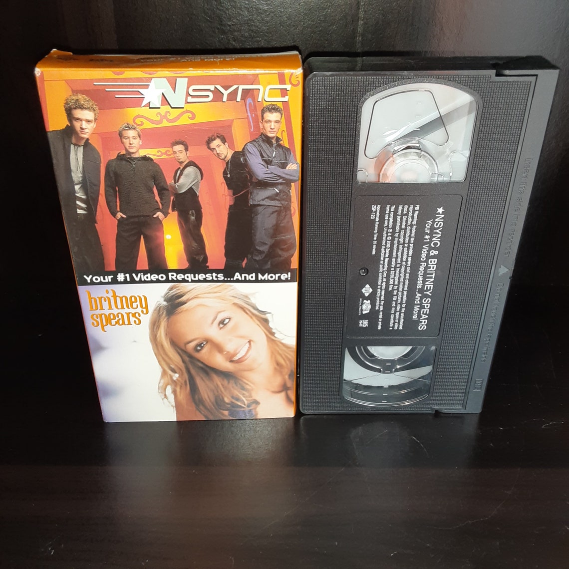 Vintage 2000 McDonalds promo vhs tape Britney Spears / NSYNC Etsy