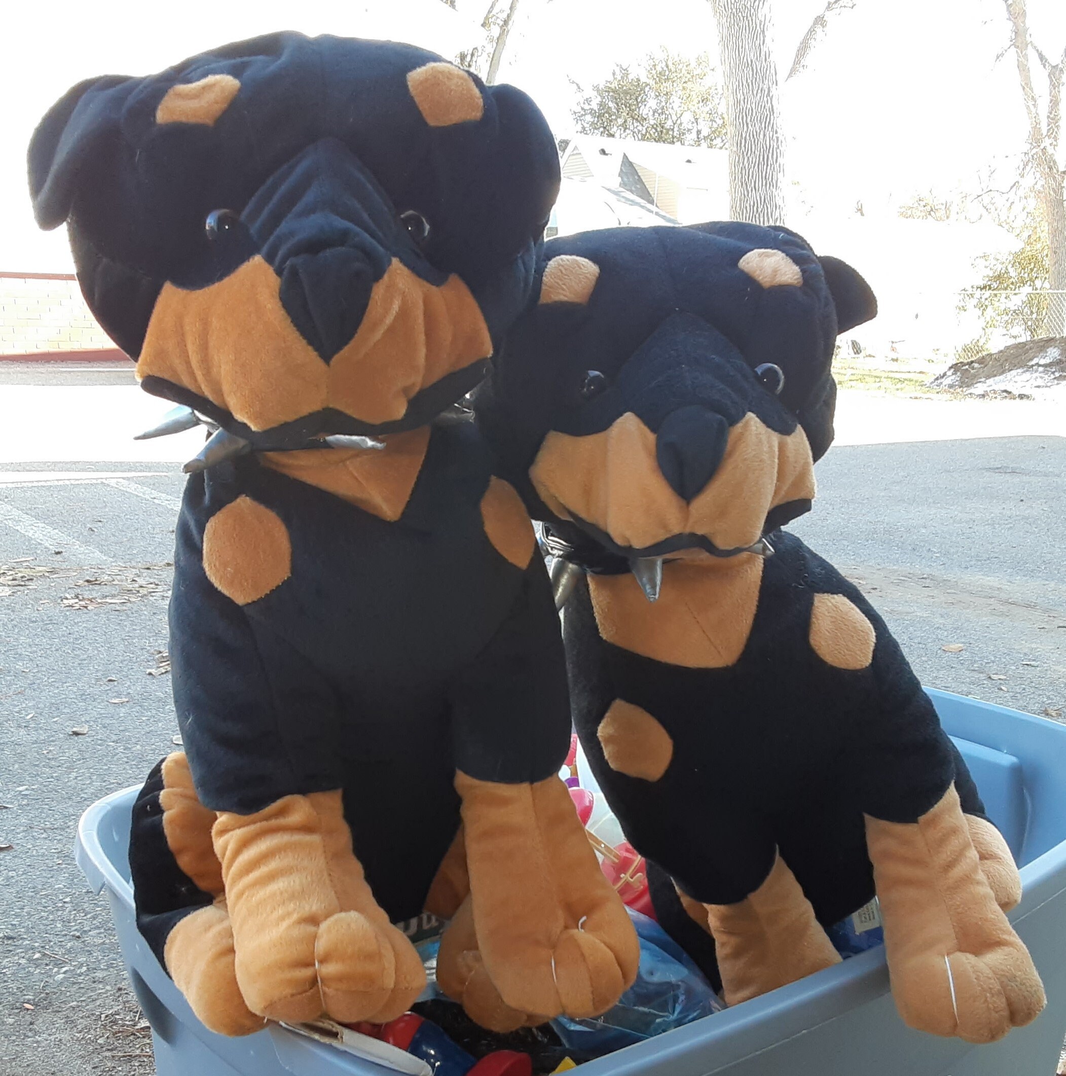 large rottweiler stuffed animals