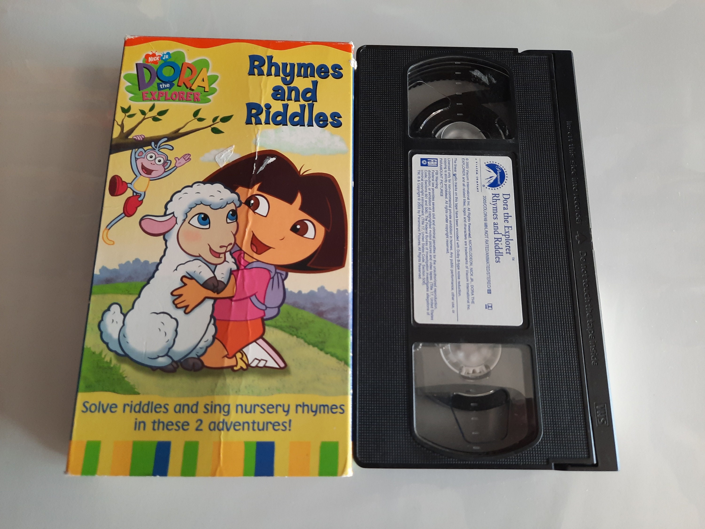 Dora the Explorer, Rhymes and Riddles Vhs Etsy