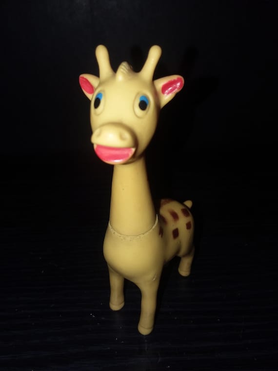 rubber giraffe