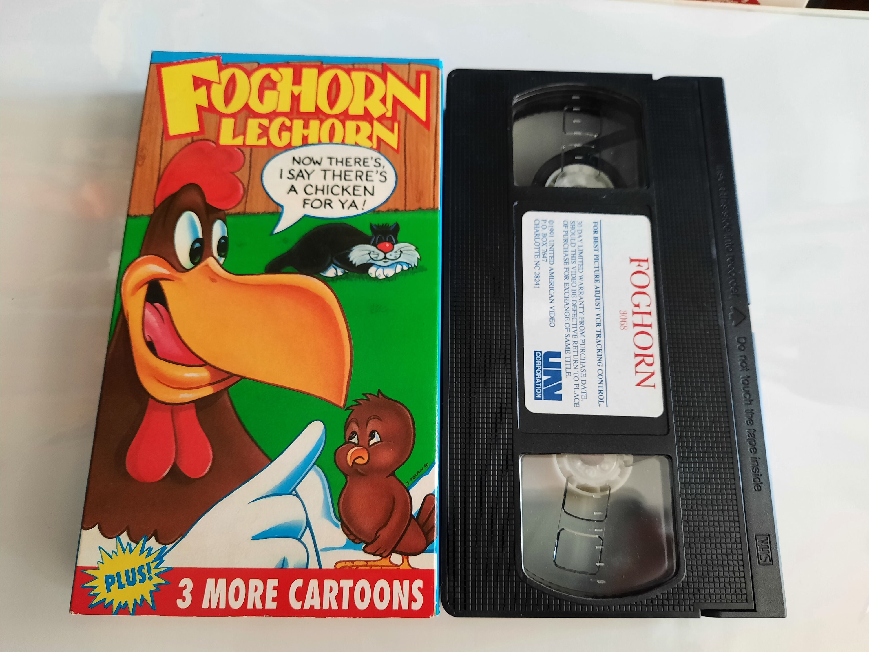 Vintage 1991 Foghorn Leghorn Cartoon Vhs uav Corp - Etsy Vintage 1991 Foghorn Leghorn Cartoon Vhs uav Corp - Etsy