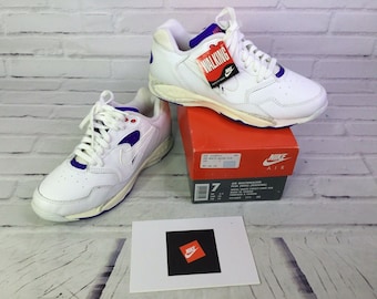Vintage Nike Air Healthwalker Plus Walking White Cobolt Sneaker Shoe Womens 7 DEAD STOCK