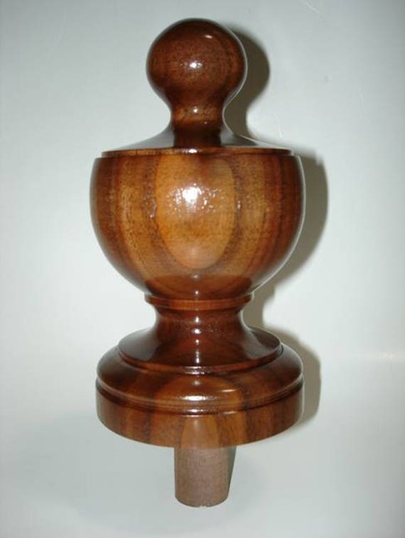 WOOD FINIAL UNFINISHED FOR NEWEL POST FINIAL OR CAP  Finial #15 