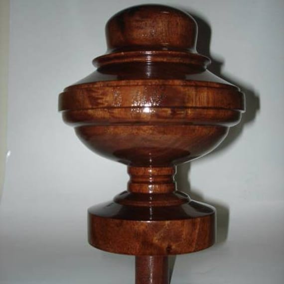 WOOD FINIAL UNFINISHED FOR NEWEL POST FINIAL OR CAP  Finial #15 