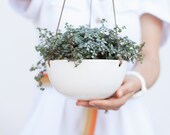 Hanging planter indoor, Wall planter, Ceramic planter, Plant pot, Plant hanger, Minimalist flower pot, Succulent planter, Plant holder