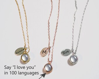 love necklace etsy