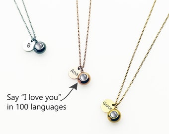 love necklace etsy