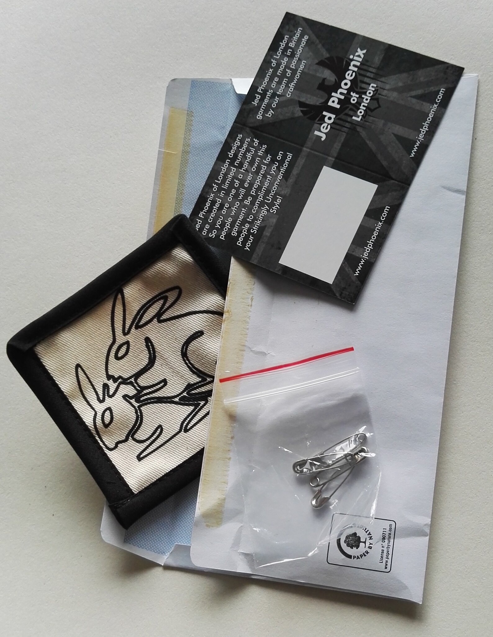 Rampant Rabbit Printed Patch Pin / Sew On - Etsy UK