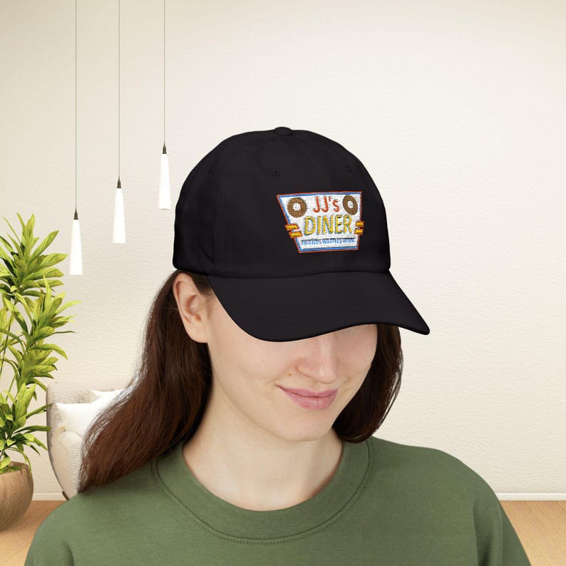 JJ's Diner Friends Waffles Work Embroidered Hat | Parks and Recreation Inspired image 8