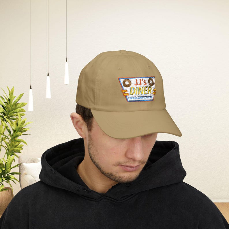 JJ's Diner Friends Waffles Work Embroidered Hat | Parks and Recreation Inspired image 6