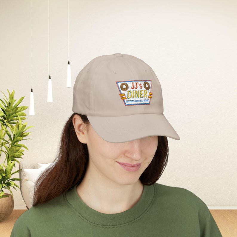 JJ's Diner Friends Waffles Work Embroidered Hat | Parks and Recreation Inspired image 5