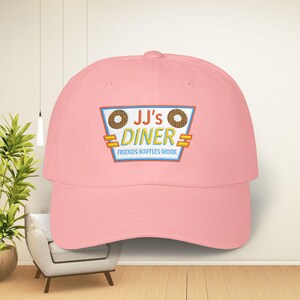 JJ's Diner Friends Waffles Work Embroidered Hat | Parks and Recreation Inspired image 10
