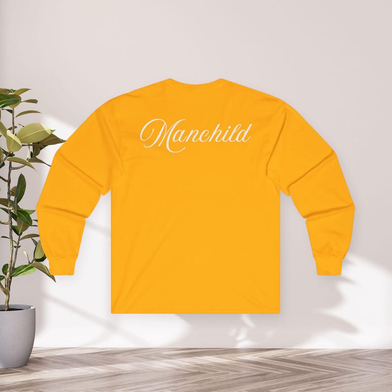 Sabrina Carpenter Manchild Song Lyric Front & Back Long Sleeve Unisex Shirt image 7