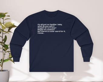 Sabrina Carpenter Manchild Song Lyric Front & Back Long Sleeve Unisex Shirt