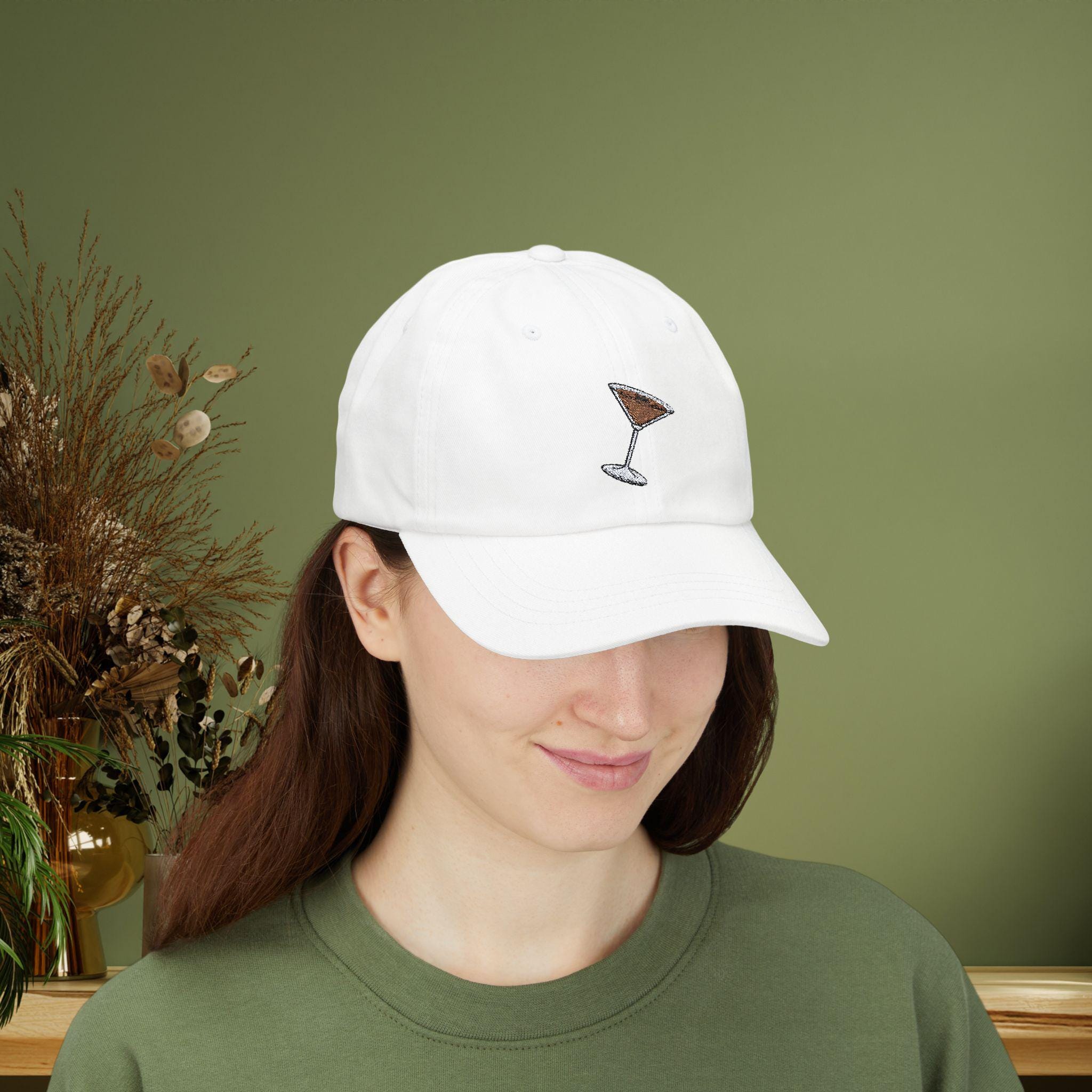 エスプレッソ マティーニ 刺繍入り帽子 - Etsy 日本