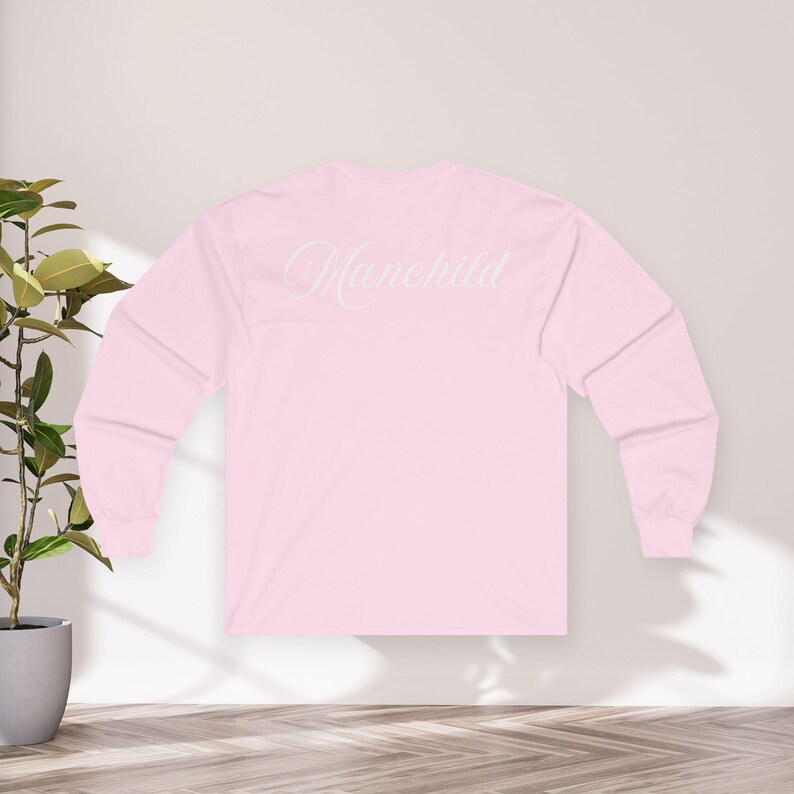 Sabrina Carpenter Manchild Song Lyric Front & Back Long Sleeve Unisex Shirt image 9