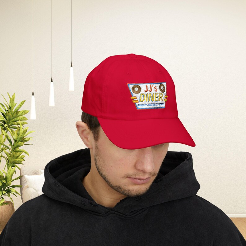 JJ's Diner Friends Waffles Work Embroidered Hat | Parks and Recreation Inspired image 9