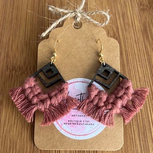 Macrame earrings