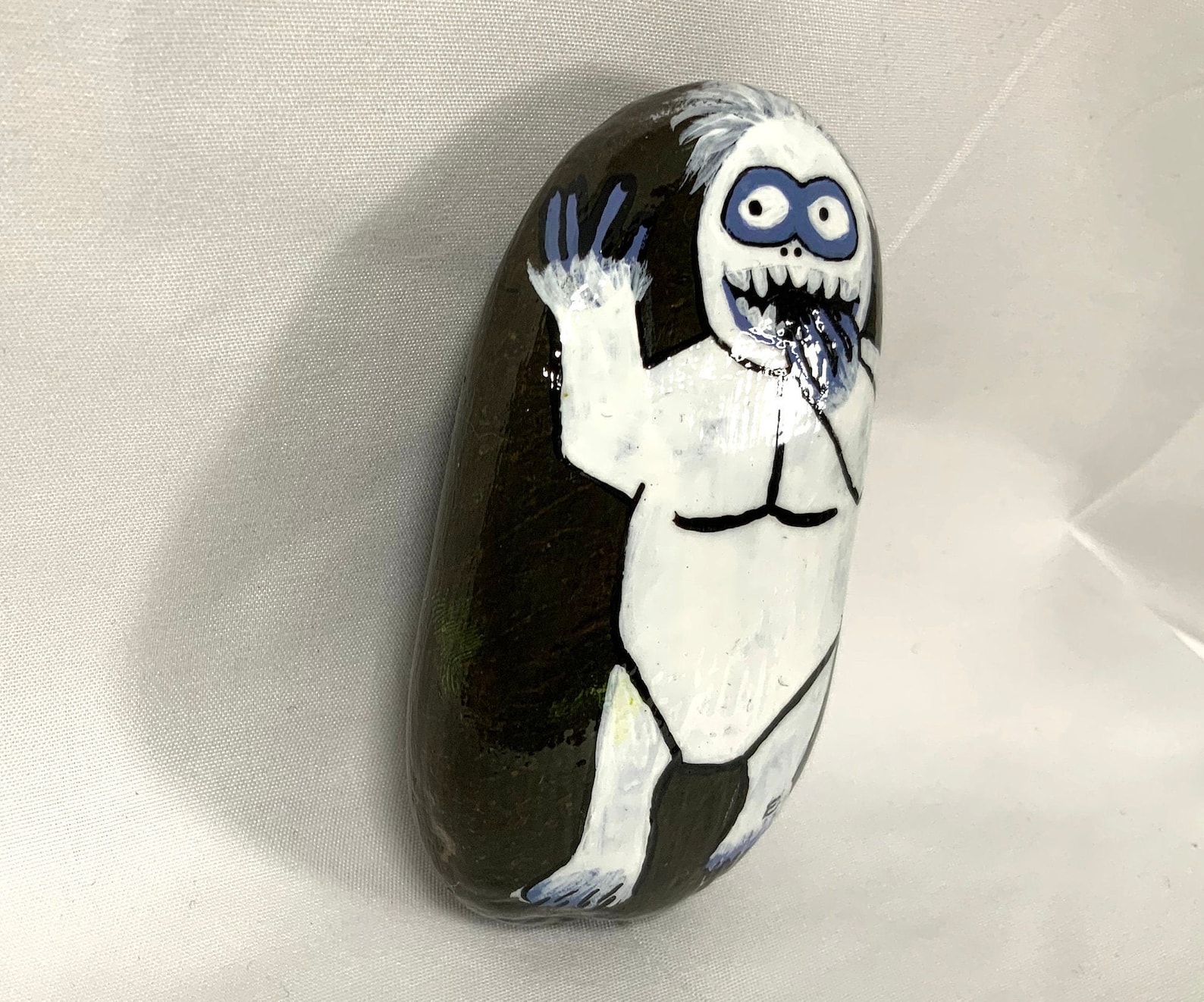 Hand Painted Rock Paperweight Home Decor Yard Decor Gift. Etsy