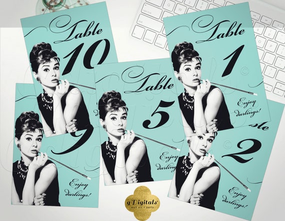 audrey hepburn party theme